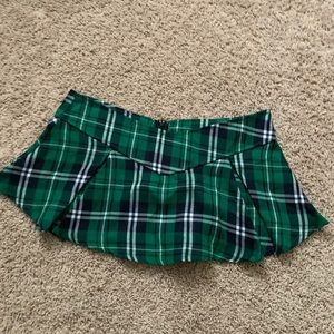 Costume plaid skirt